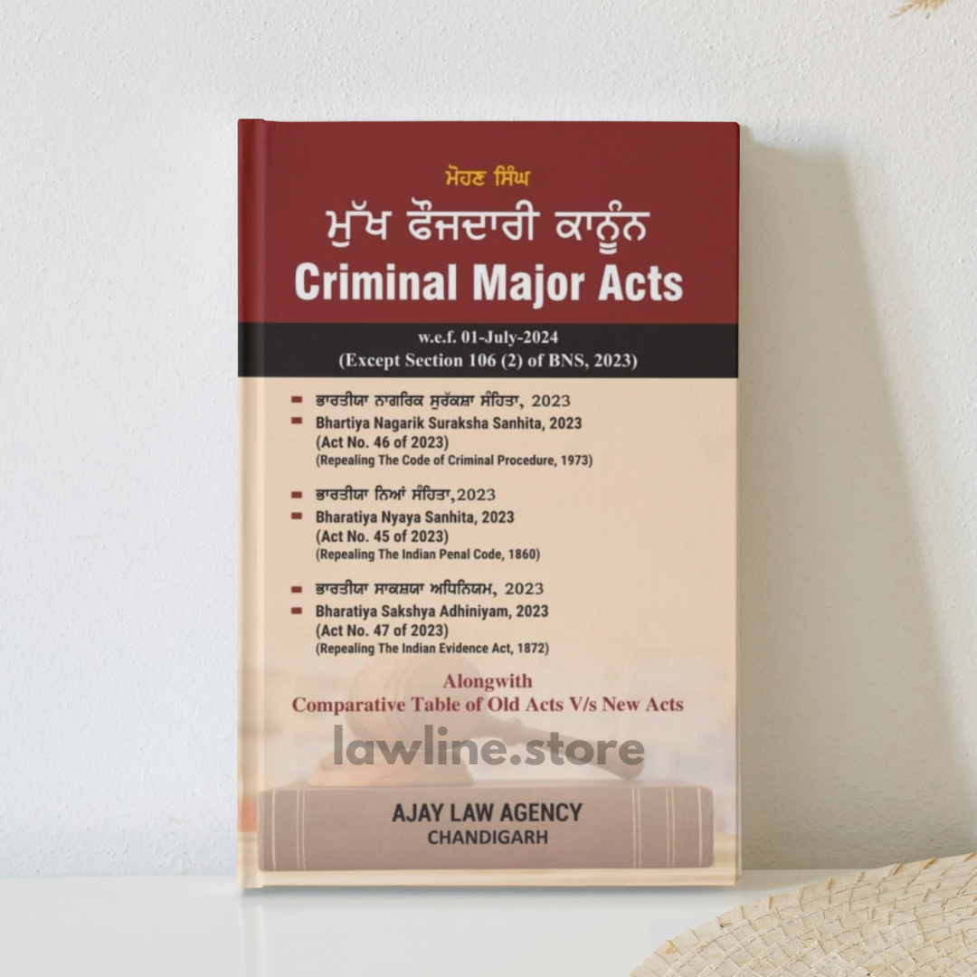 Criminal Major Acts-New Criminal Laws (Punjabi)