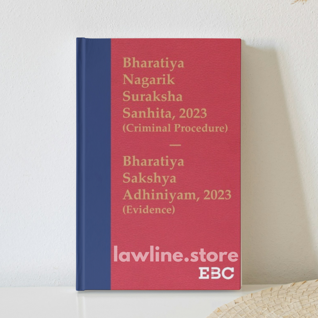 Bharatiya Nagarik Suraksha Sanhita, 2023 (Criminal Procedure) with Bharatiya Sakshya Adhiniyam, 2023 (Evidence) Coat Pocket