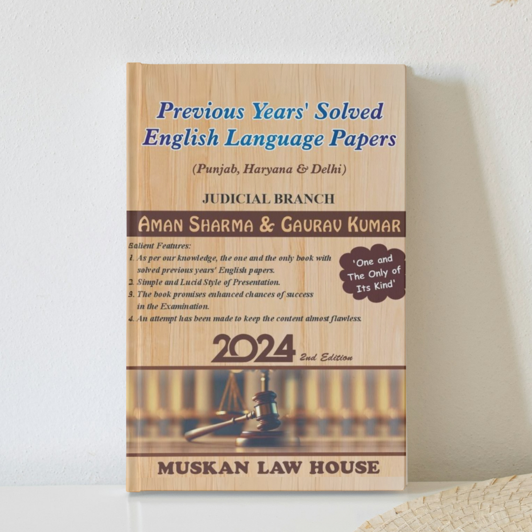 Previous years' Solved English Language Papers (Punjab, Haryana & Delhi- Judicial Branch)