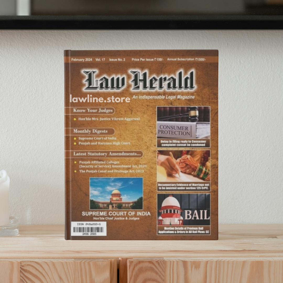 LAW HERALD (An Indispensable Legal Magazine) 2024 (February Month Issue)