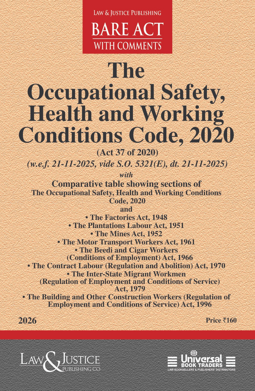 The Occupational Safety,Health and Working Conditions Code, 2020