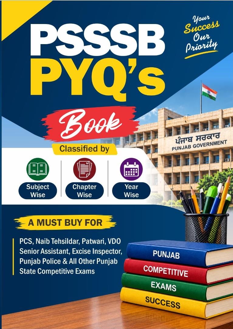 PSSSB PYQ's Book 2026