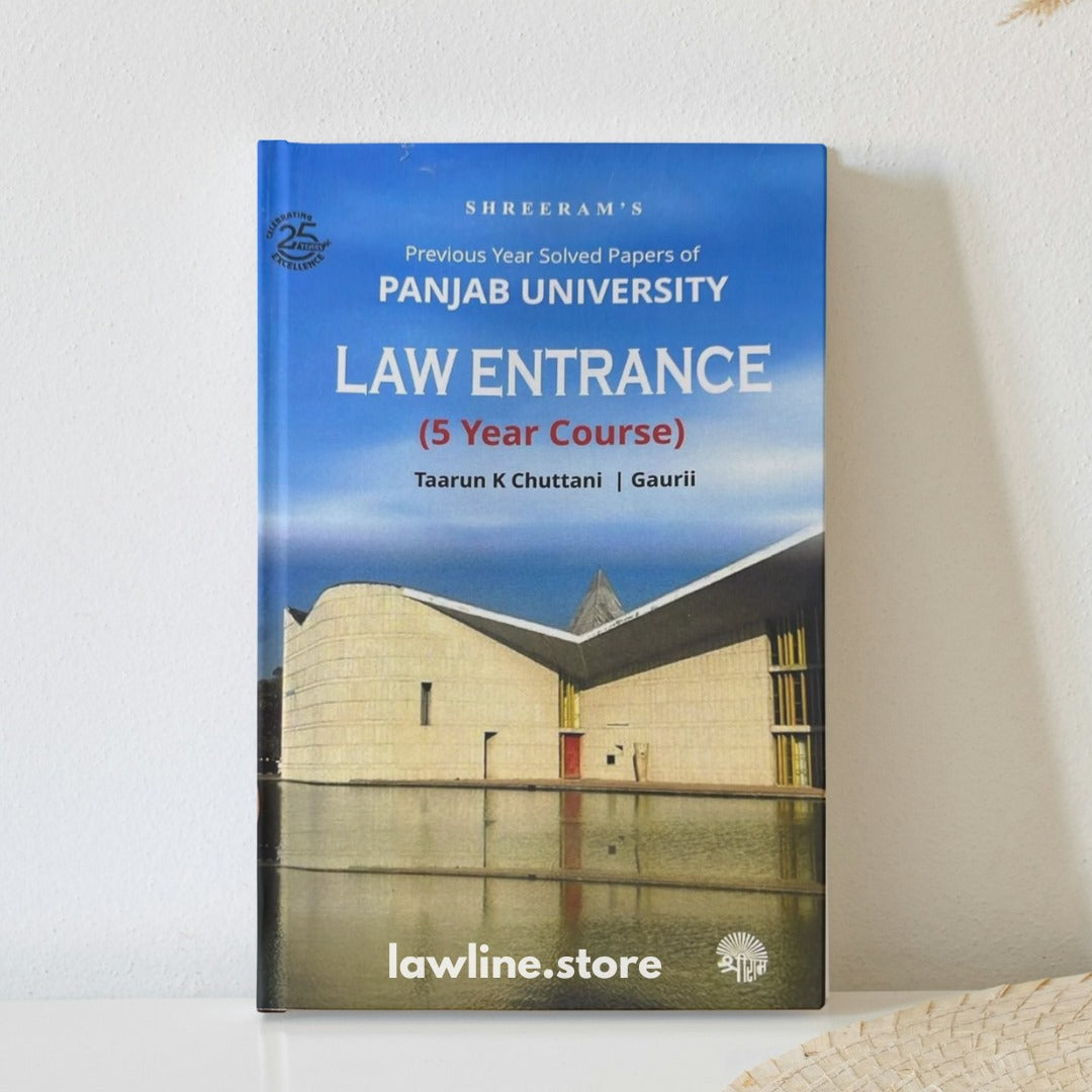 Law Entrance LLB (5 Year Course) Previous Year Solved Papers of Panjab University