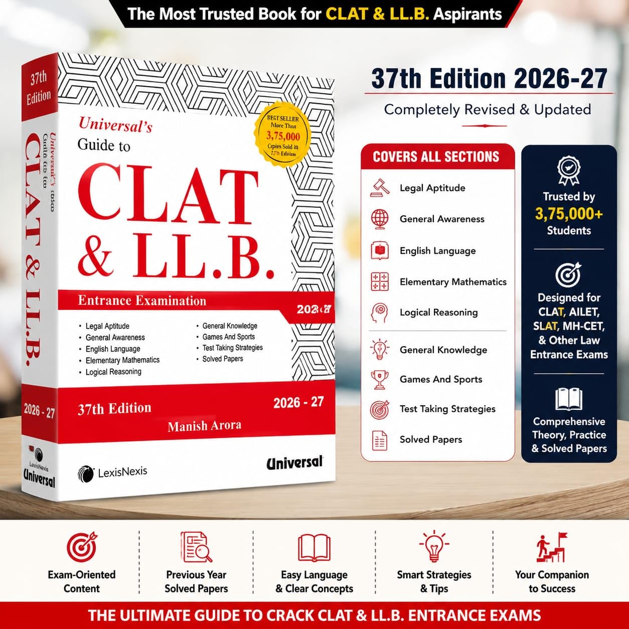 Universal's Guide to CLAT & LL.B. Entrance Examination (2026-2027)