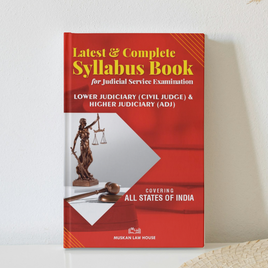 Latest & Complete Syllabus Book (For Judicial Service Examination- Civil Judge & ADJ)