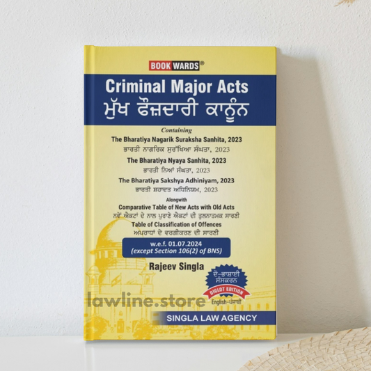 Criminal Major Acts-New Criminal Laws (Diglot English + Punjabi)