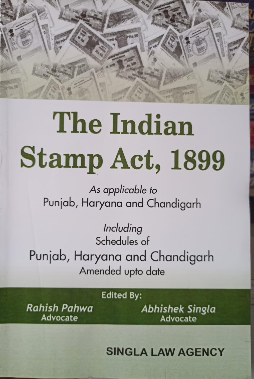 The Indian Stamp Act, 1899 (As applicable to Punjab, Haryana and Chandigarh)