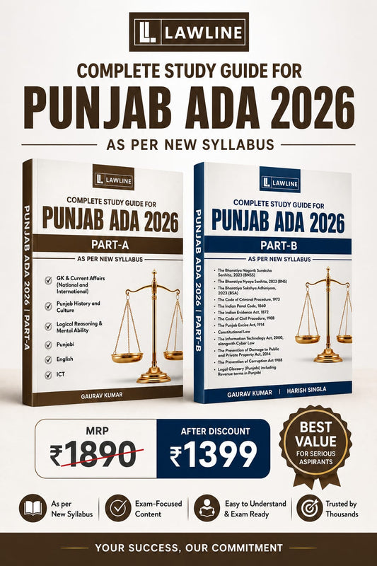 Complete Study Guide For PUNJAB ADA 2026 (Set of 2 Books)