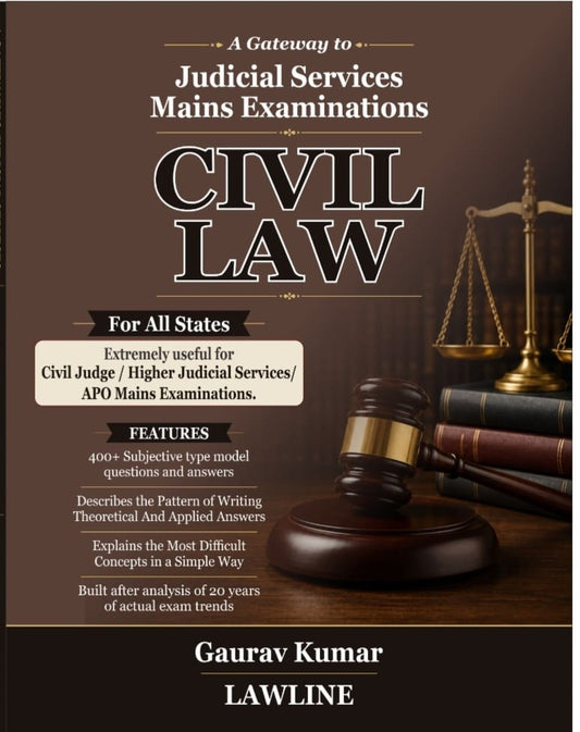A Gateway to Judicial Service Mains Examination- CIVIL LAW