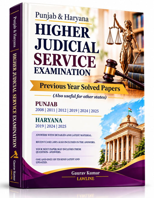 Punjab & Haryana Higher Judicial Service Examination (Previous Year Solved Papers)