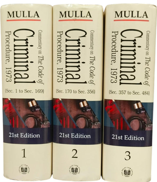 Mulla's Commentary on Code of Criminal Procedure (Set of 3 Volumes)