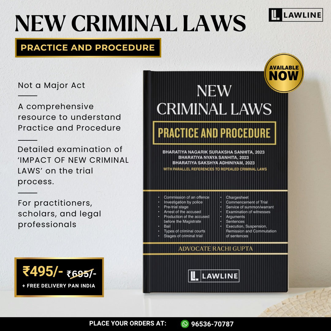 New Criminal Laws (Practice and Procedure)
