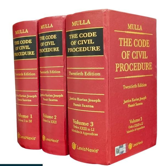Mulla's Commentary on Code of Civil Procedure (In 3 Volumes)