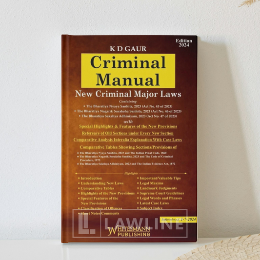 Criminal Manual: New Criminal Major Laws